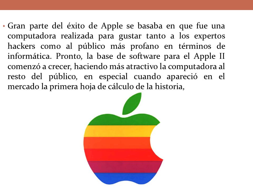 Gran parte del éxito de Apple se basaba en que fue una computadora realizada para gustar tanto a los expertos hackers como al público más profano en términos de informática.