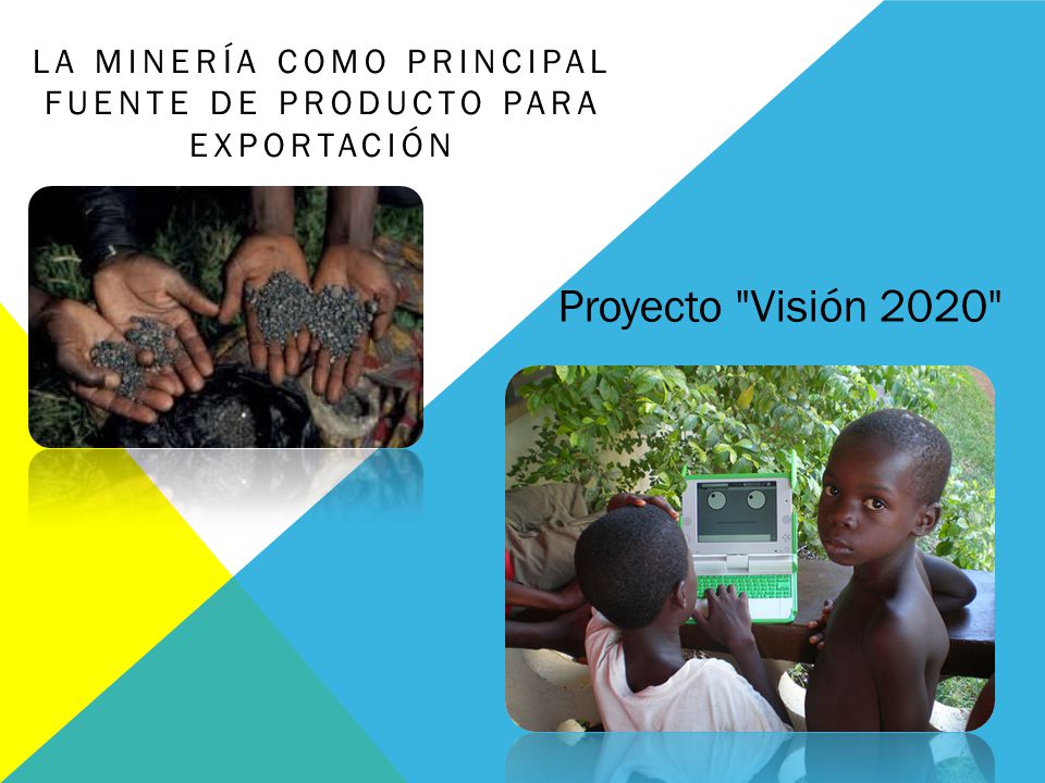 la minería como principal fuente de producto para exportación