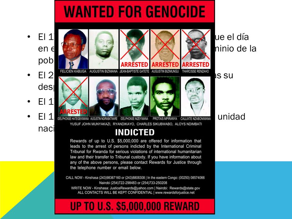 El 17 de abril, en la población de Kibuye, fue el día en el que comenzaron las labores de exterminio de la población tutsi en aquel condado.