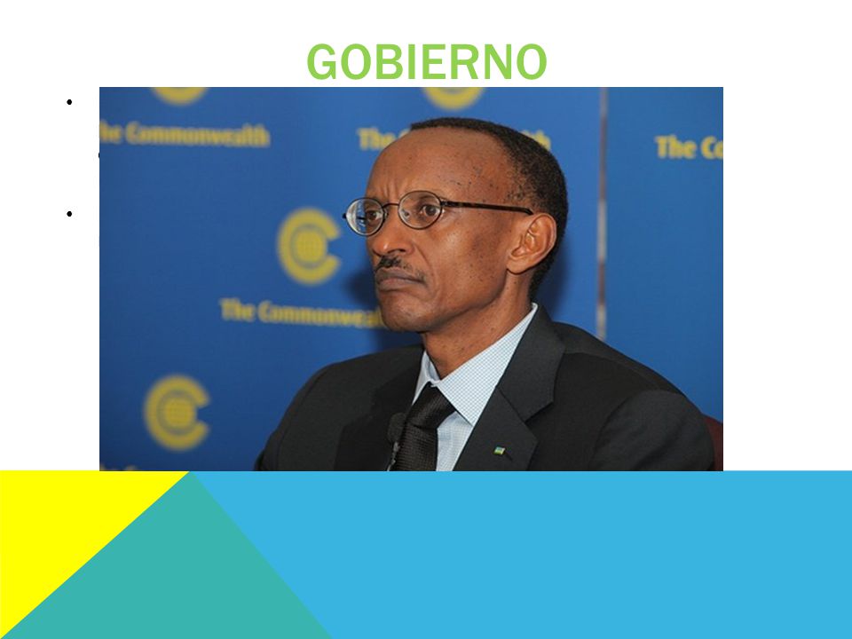 GOBIERNO Ruanda tiene un sistema presidencial con un partido dominante (Frente Patriótico Rwandés).