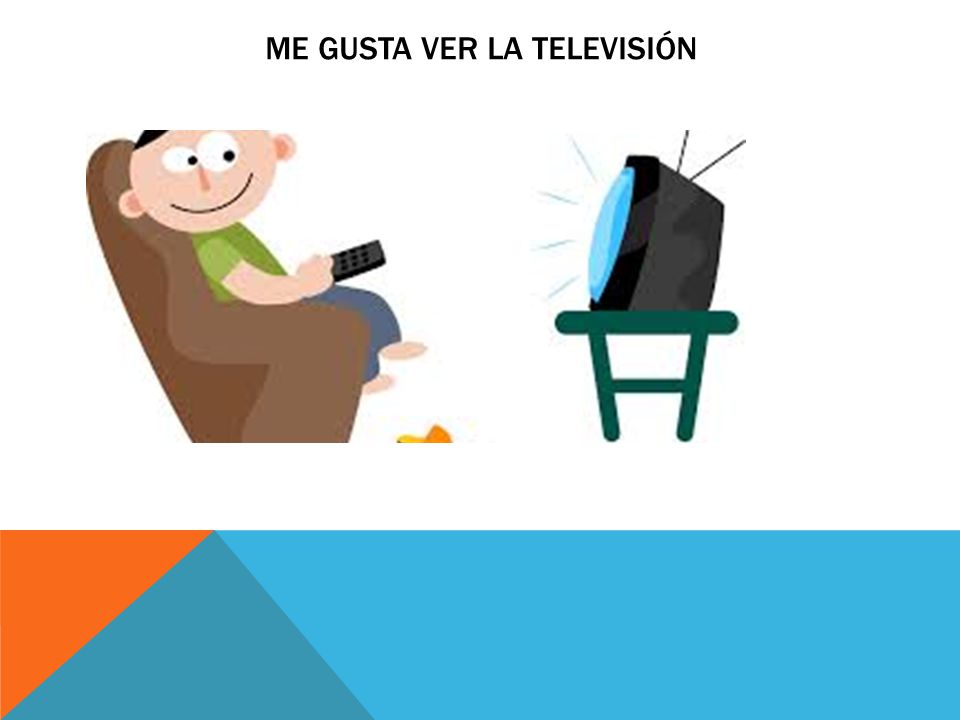 ME GUSTA VER LA TELEVISIÓN