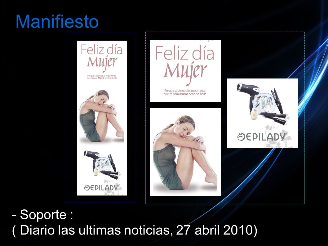 - Soporte : ( Diario las ultimas noticias, 27 abril 2010)