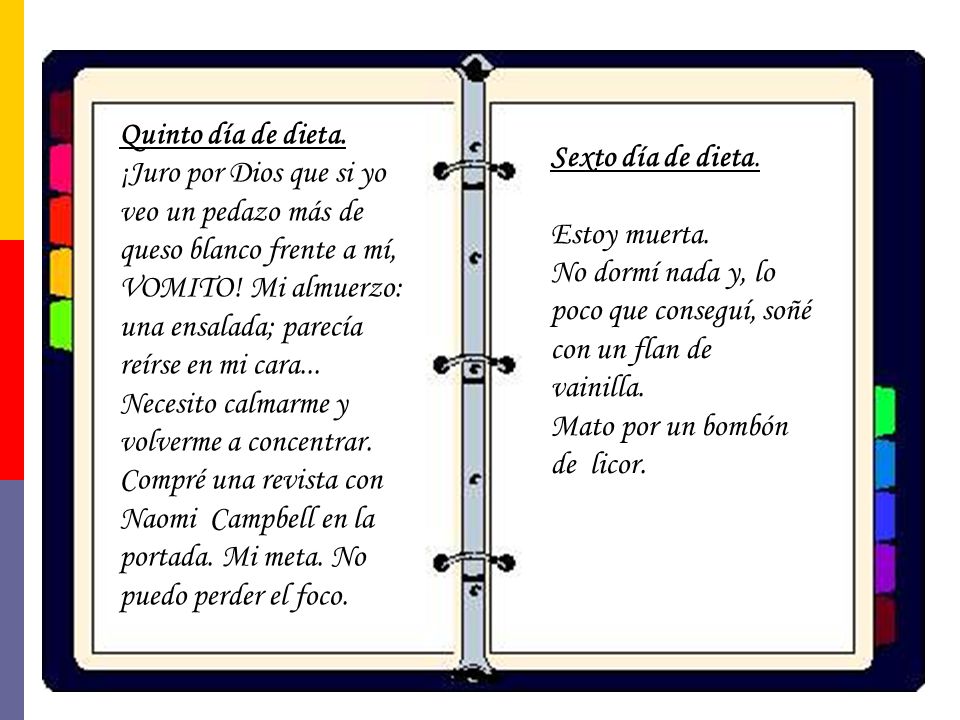 Quinto día de dieta. ¡Juro por Dios que si yo veo un pedazo más de queso blanco frente a mí,