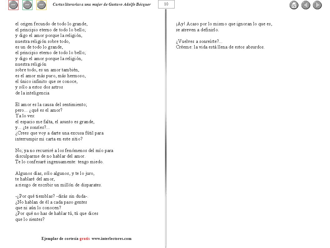 Cartas literarias a una mujer de Gustavo Adolfo Bécquer 10