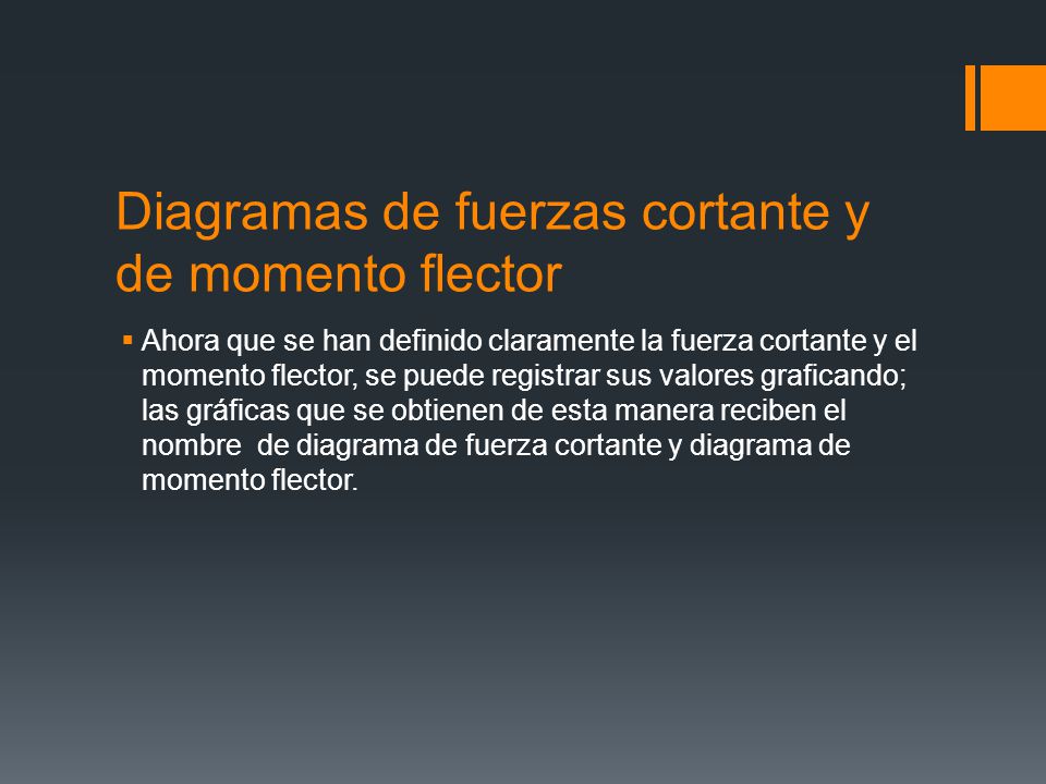 Diagramas de fuerzas cortante y de momento flector