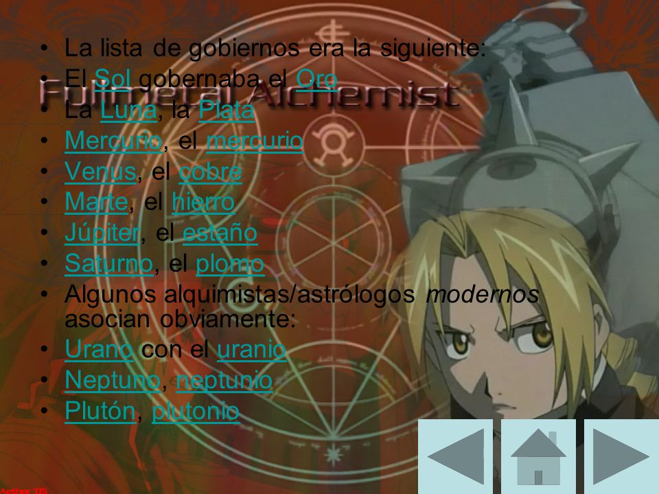 La lista de gobiernos era la siguiente:
