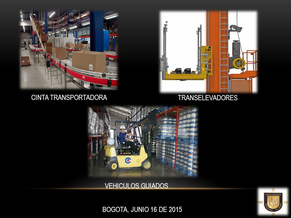CINTA TRANSPORTADORA TRANSELEVADORES VEHICULOS GUIADOS BOGOTA, JUNIO 16 DE 2015