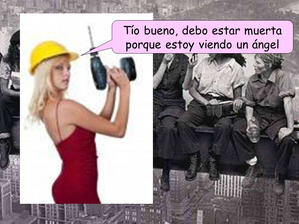 Tío bueno, debo estar muerta porque estoy viendo un ángel