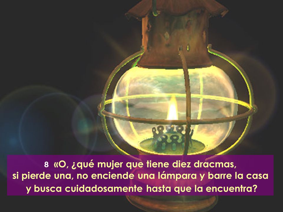 si pierde una, no enciende una lámpara y barre la casa