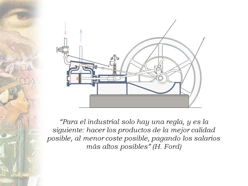 Para el industrial solo hay una regla, y es la siguiente: hacer los productos de la mejor calidad posible, al menor coste posible, pagando los salarios más altos posibles (H.