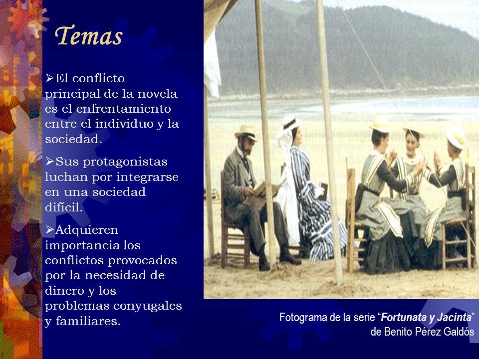 Temas El conflicto principal de la novela es el enfrentamiento entre el individuo y la sociedad.