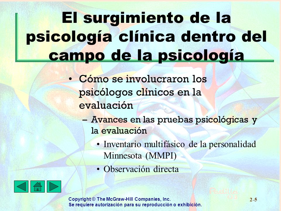 El surgimiento de la psicología clínica dentro del campo de la psicología