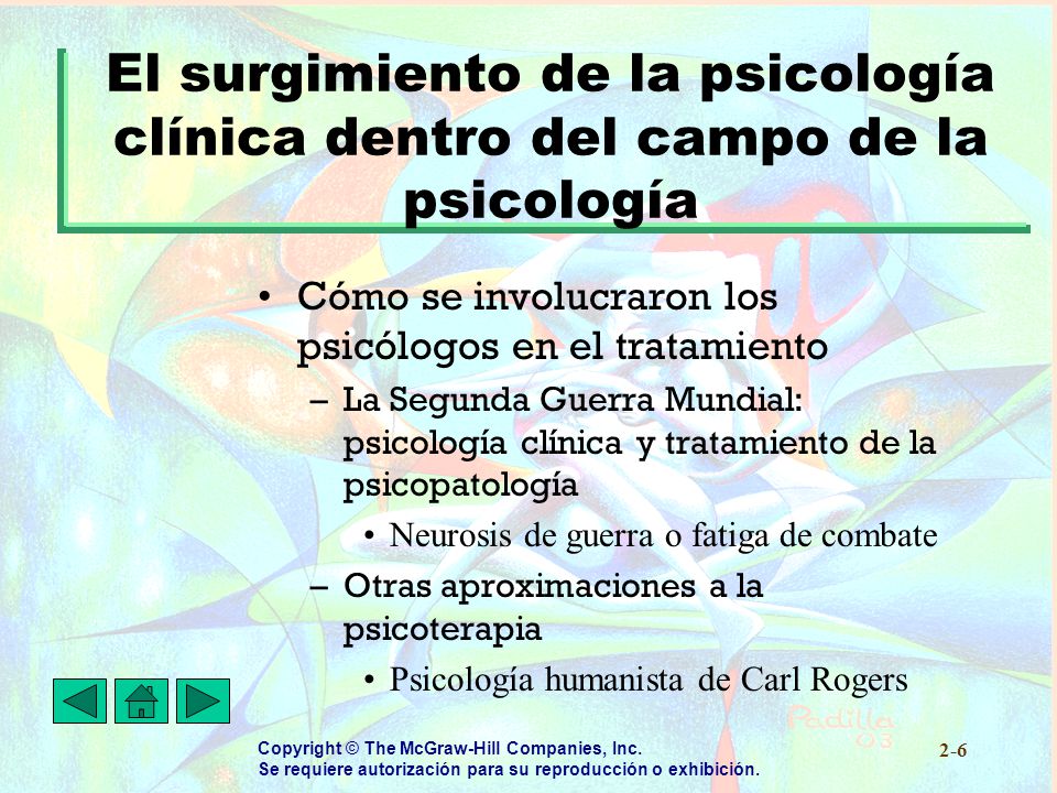 El surgimiento de la psicología clínica dentro del campo de la psicología