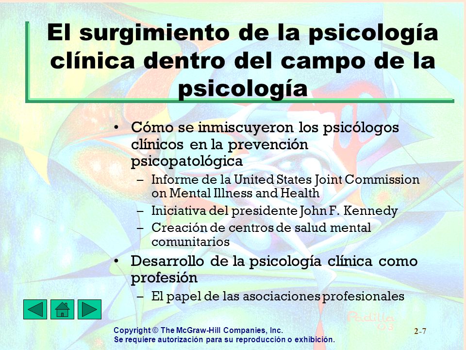 El surgimiento de la psicología clínica dentro del campo de la psicología