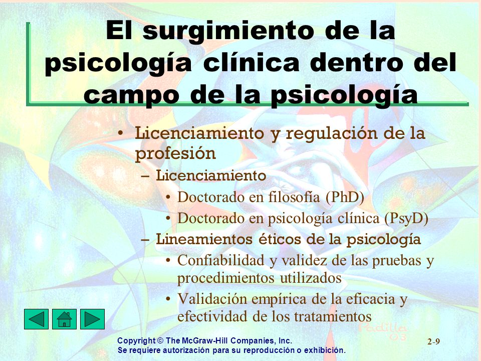 El surgimiento de la psicología clínica dentro del campo de la psicología