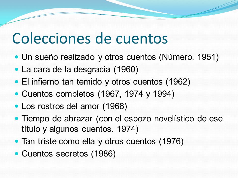 Colecciones de cuentos