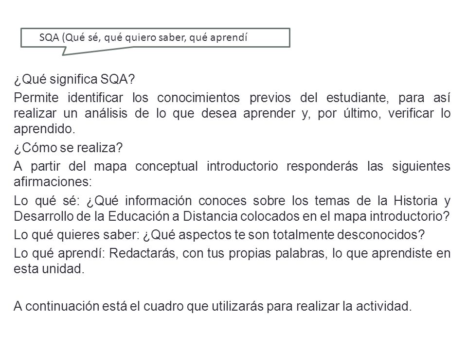 Lo qué quieres saber: ¿Qué aspectos te son totalmente desconocidos
