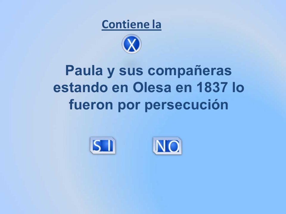 Contiene la Paula y sus compañeras estando en Olesa en 1837 lo fueron por persecución