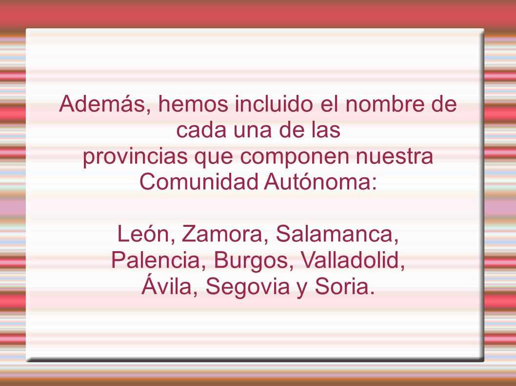Además, hemos incluido el nombre de cada una de las