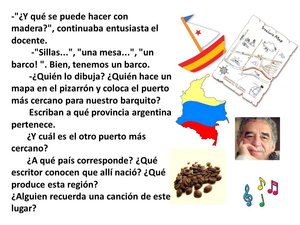 - ¿Y qué se puede hacer con madera , continuaba entusiasta el docente.