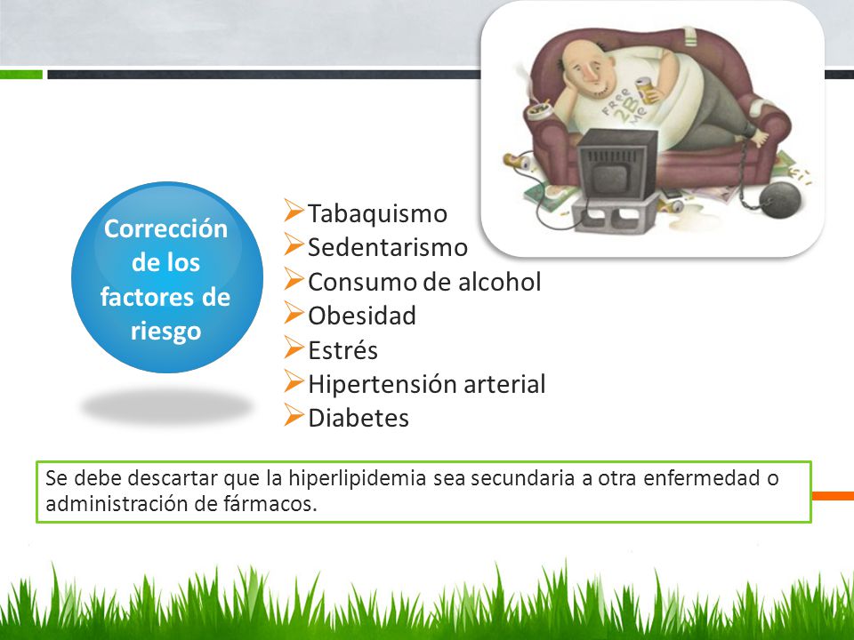 Corrección de los factores de riesgo