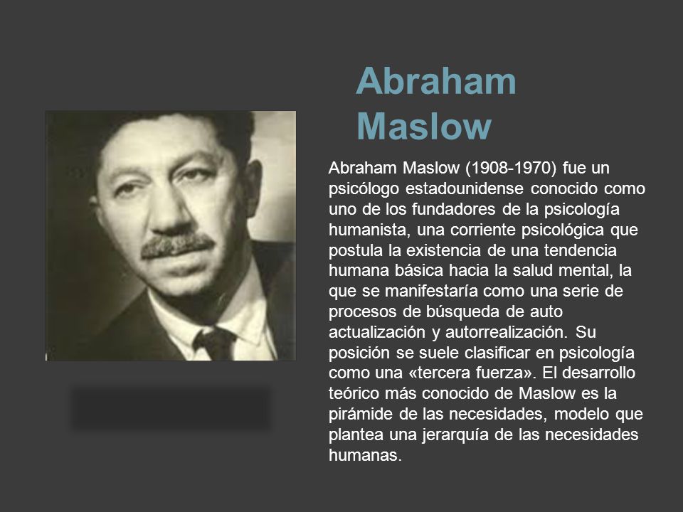Abraham Maslow