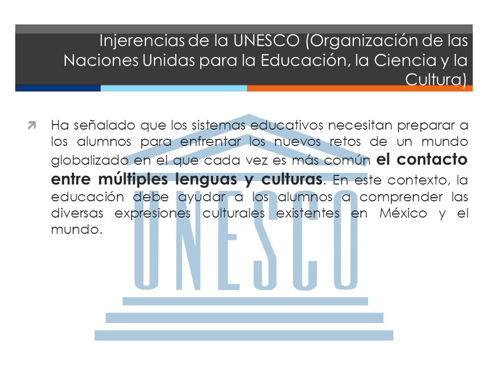 Injerencias de la UNESCO (Organización de las Naciones Unidas para la Educación, la Ciencia y la Cultura)