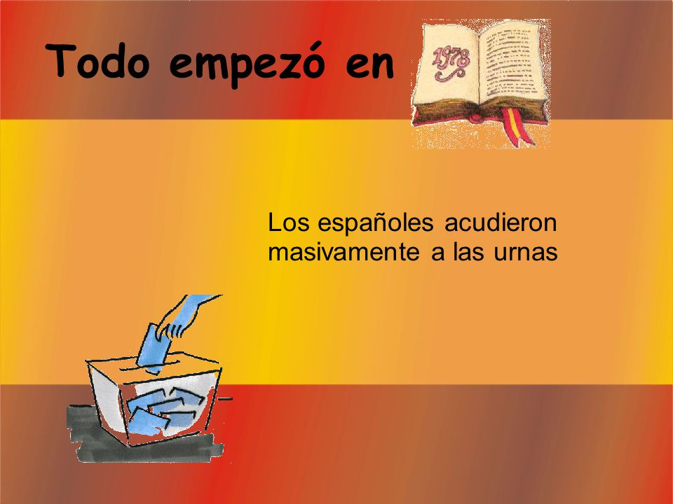 Todo empezó en Los españoles acudieron masivamente a las urnas