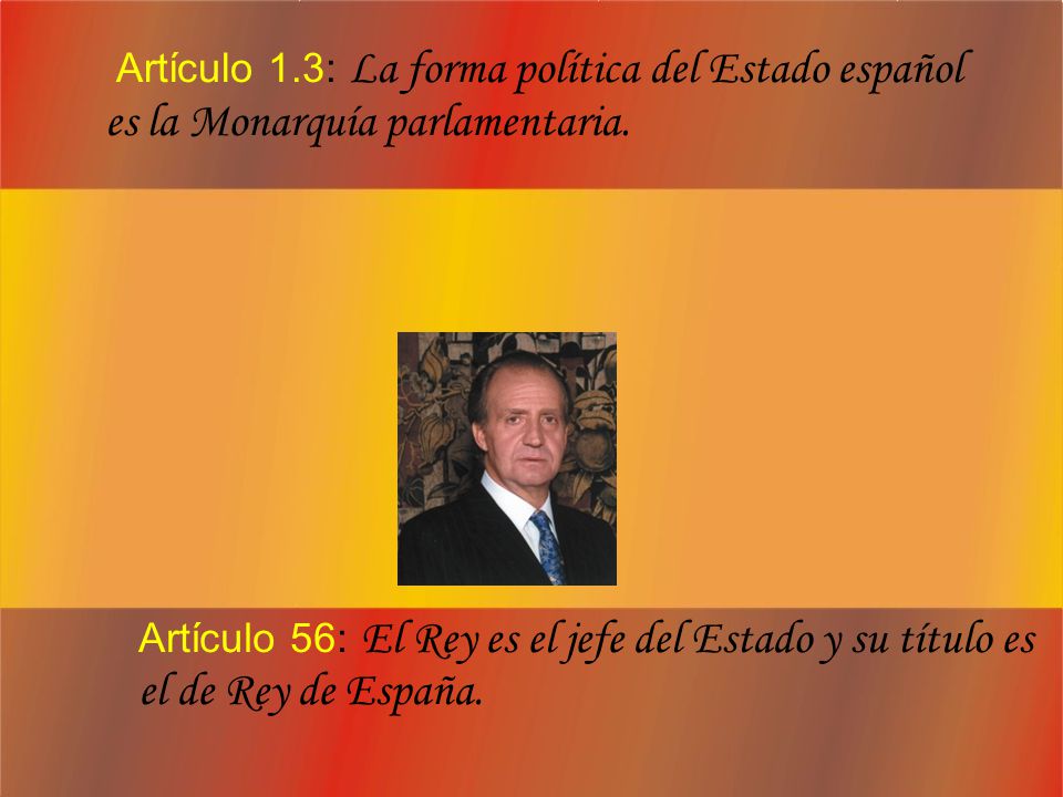 C.E.I.P. Antonio Machado Curso 2008/2009. Artículo 1.3: La forma política del Estado español es la Monarquía parlamentaria.