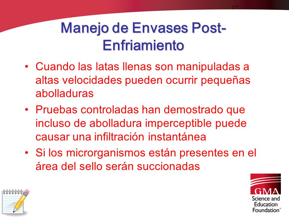 Manejo de Envases Post-Enfriamiento