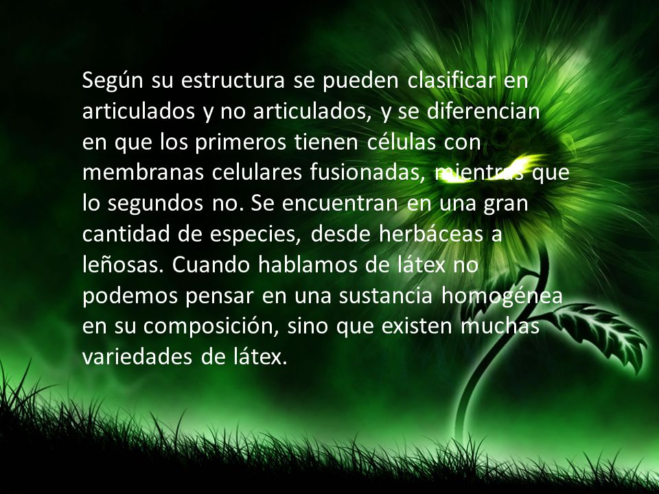 Según su estructura se pueden clasificar en articulados y no articulados, y se diferencian en que los primeros tienen células con membranas celulares fusionadas, mientras que lo segundos no.