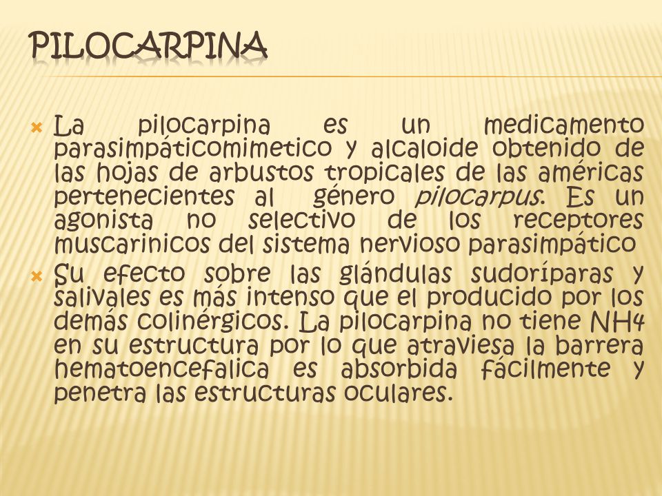 Pilocarpina