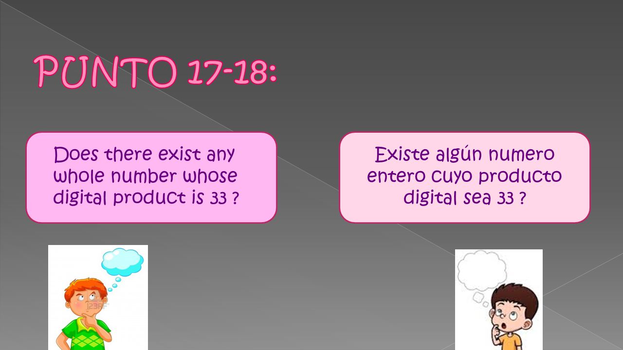 Existe algún numero entero cuyo producto digital sea 33
