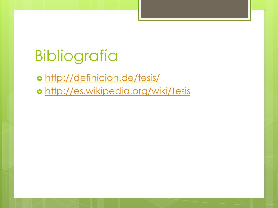 Bibliografía