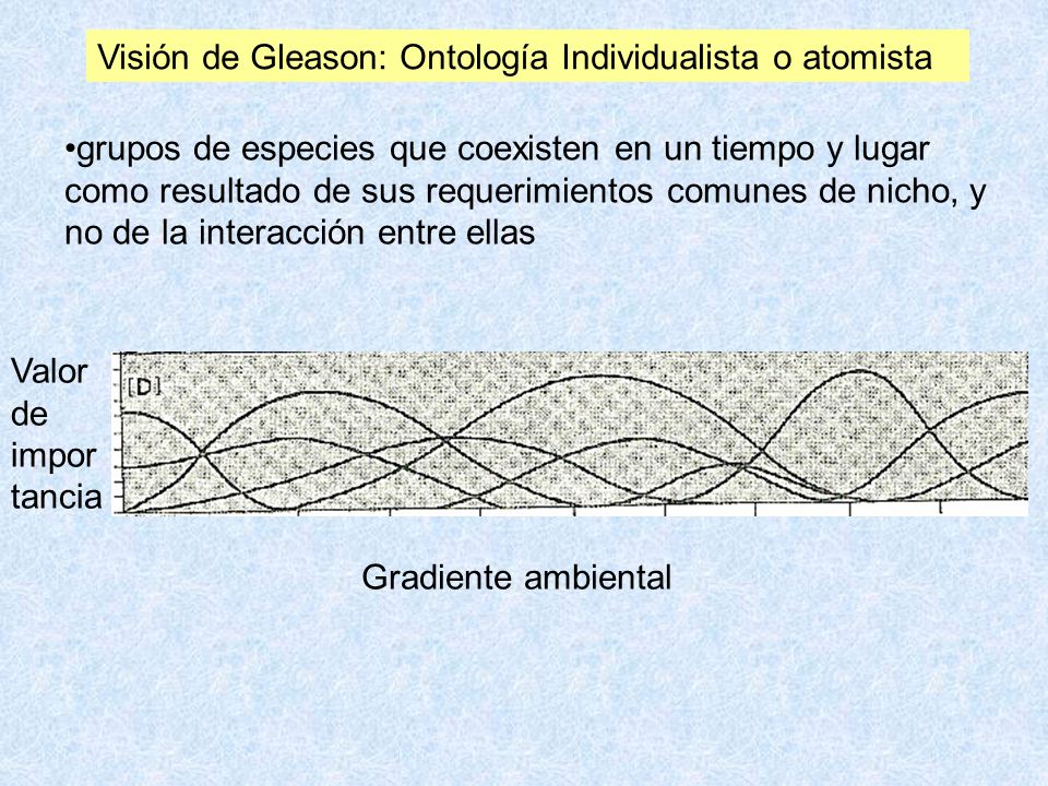 Visión de Gleason: Ontología Individualista o atomista