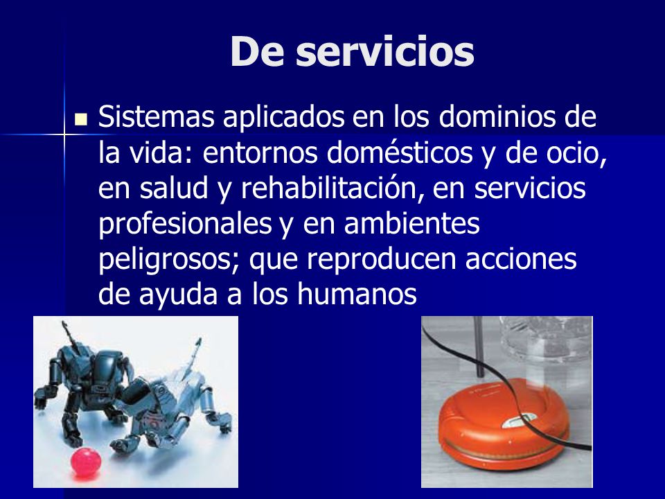 De servicios