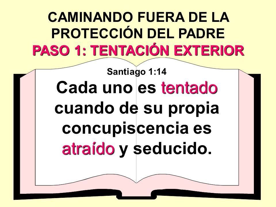 CAMINANDO FUERA DE LA PROTECCIÓN DEL PADRE PASO 1: TENTACIÓN EXTERIOR