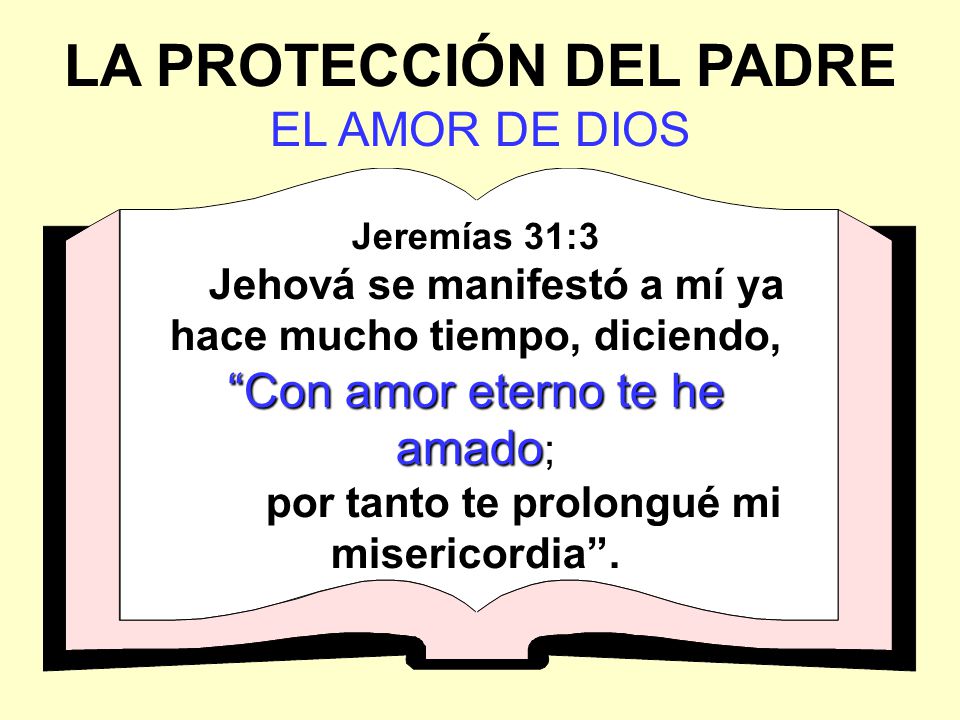 LA PROTECCIÓN DEL PADRE por tanto te prolongué mi misericordia .