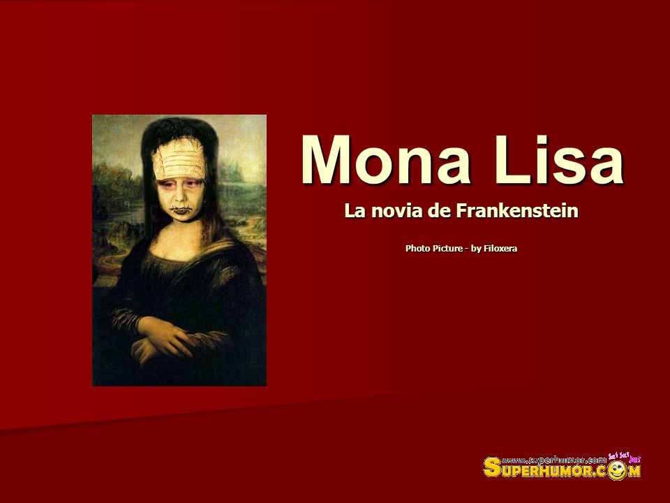 Mona Lisa La novia de Frankenstein Photo Picture - by Filoxera