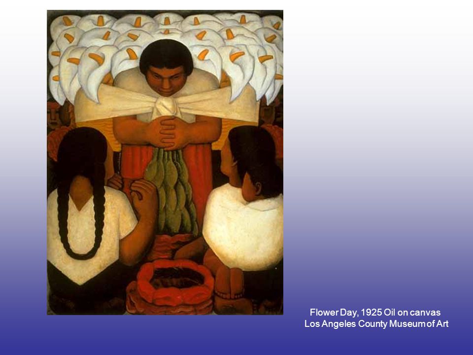 Flower Day, 1925 Oil on canvas Los Angeles County Museum of Art