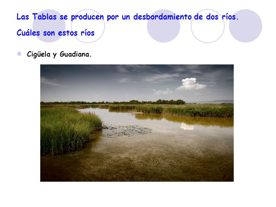 Las Tablas se producen por un desbordamiento de dos ríos
