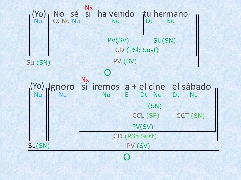 Ignoro si iremos a + el cine el sábado