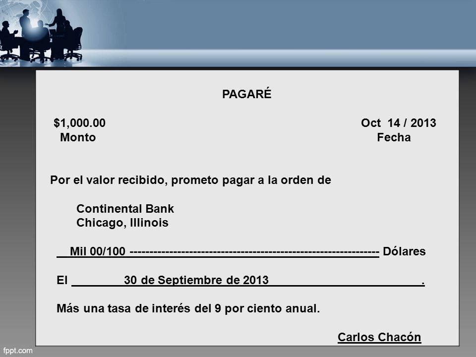PAGARÉ $1, Oct 14 /