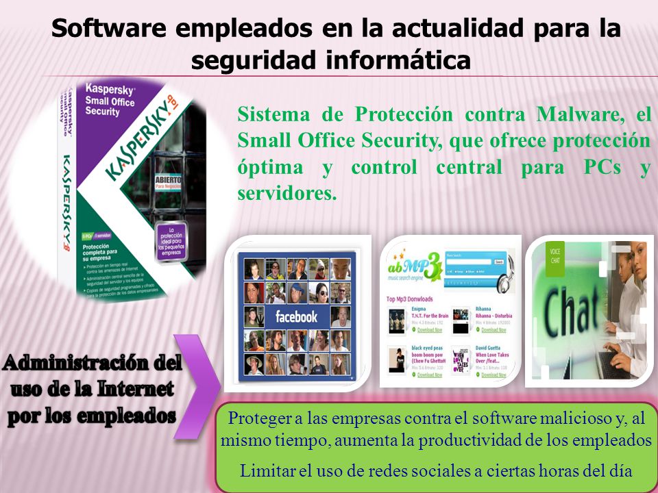 Software empleados en la actualidad para la seguridad informática
