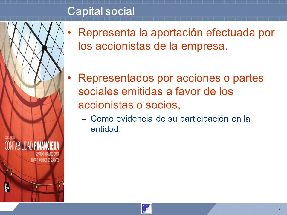 Representa la aportación efectuada por los accionistas de la empresa.