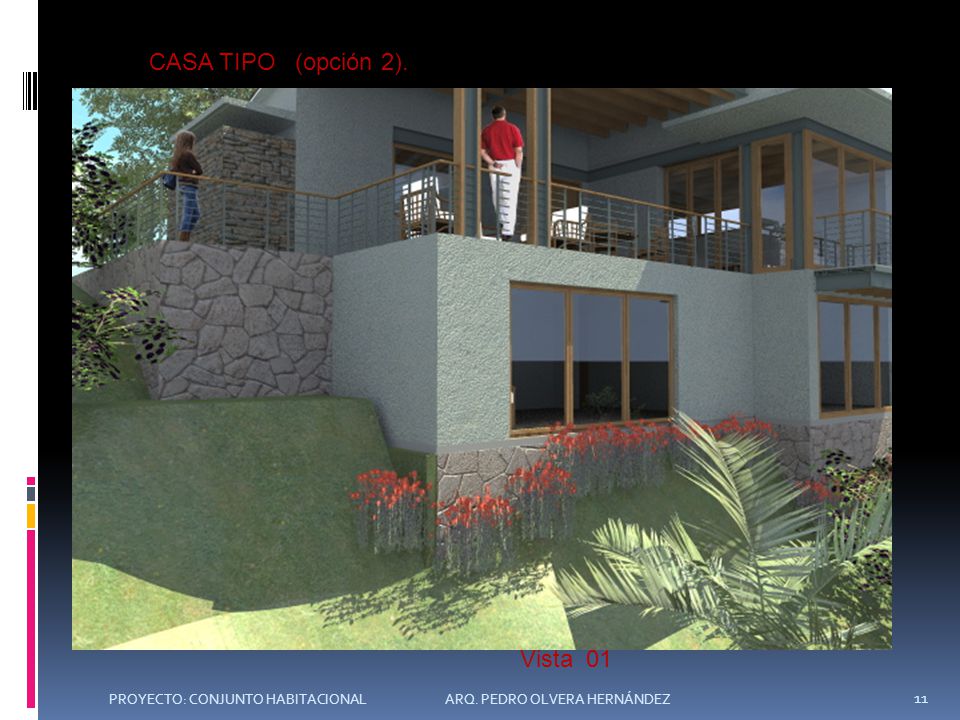 CASA TIPO (opción 2). Vista 01