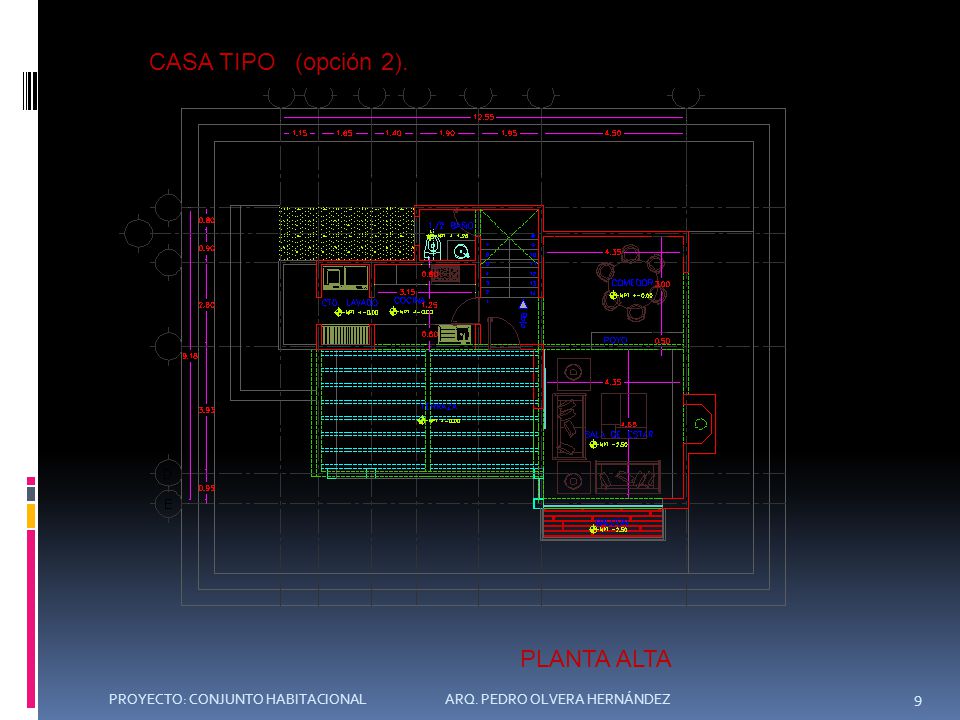 CASA TIPO (opción 2). PLANTA ALTA