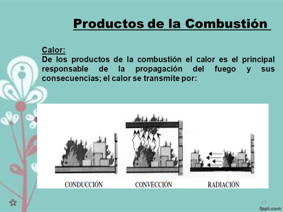 Productos de la Combustión