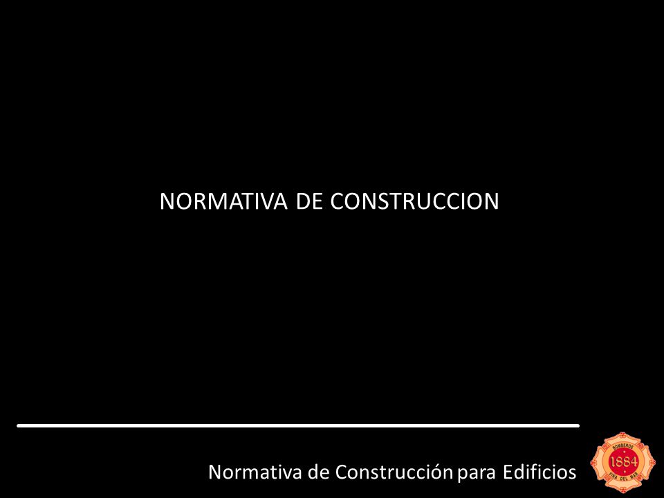 NORMATIVA DE CONSTRUCCION