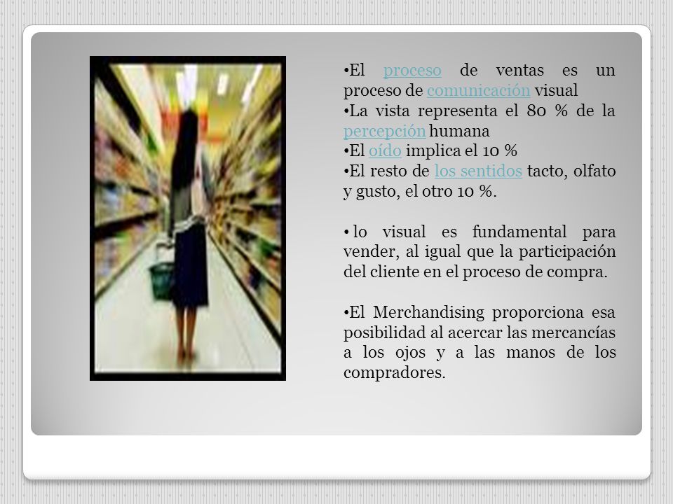 El proceso de ventas es un proceso de comunicación visual